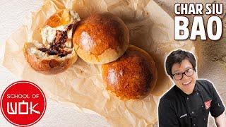 Hong Kong Style Baked Char Siu Bao Recipe!