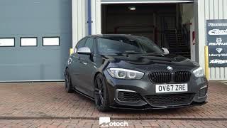 BMW M140 Motech Stance springs , wheel spacers and Remus exhaust chrome tips