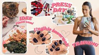 Vlog days: beauty press day + haul, workout in palestra, idee pranzo e cena