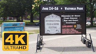 London International Food Festival 4k Walkthrough, London, Ontario, Canada