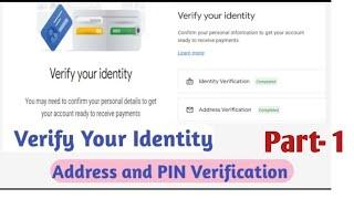 You may need to confirm your personal details to get your account ready to receive payments. Part 01