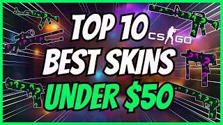 Top 10 BEST CSGO SKINS Under $50! - Insane CS2 Budget Skins (2023)