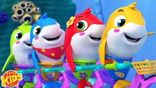Five Little Sharks Went Swimming One Day + More Nursery Rhymes by Super Kids Network