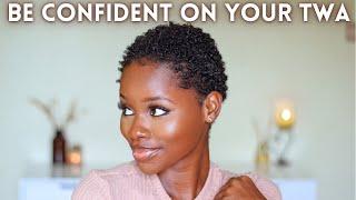 How to LOVE & EMBRACE your short natural hair & Be Confident After getting a Big Chop