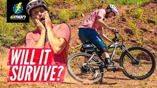 The Cheapest Full Suspension EMTB On Amazon Goes Off Road!