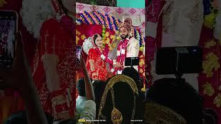 dulha Dulhan ki jaymala # bridal makeup look #short #viral