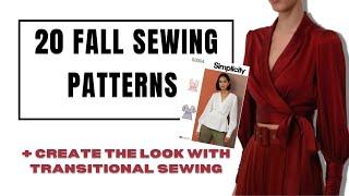 20 Fall Sewing Transitional Patterns | Create The Look