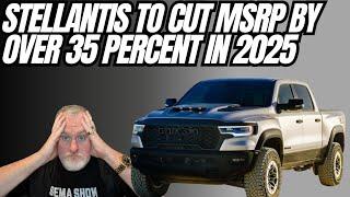 Stellantis Ram Dodge Chrysler And Jeep To Cut MSRP By 35% This Is Huge! GM And Ford On Notice!