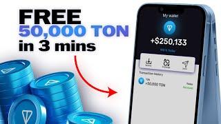 How to Get 50,000 TON Coins for FREE! Step-by-Step Guide!