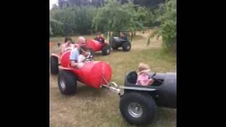 Pavan on barrel ride