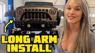 TERAFLEX LONG ARM INSTALL on a Jeep Wrangler JK!