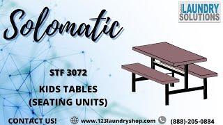 LAUNDROMAT SEATING TABLE FIBERGLASS UNIT MODEL STF 3072