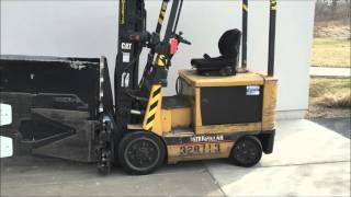 Caterpillar 5000 Lb. Capacity Model 2FC25 Electric Forklift FL2006