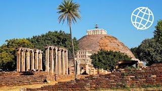 Great Stupa at Sanchi, India  [Amazing Places 4K]