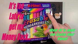 Cra-Z-Art Erasable Markers Review