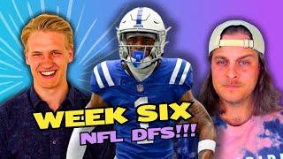 Week Six NFL DFS DraftKings Game-By-Game Fantasy Football Breakdown w/ Jakob Sanderson