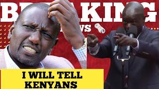 Panic In State As Gachagwa Threaten To Expose Ruto |Press Conference |Stureh Punchline