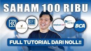 CARA BELI SAHAM MODAL 100 RIBU DI AJAIB | REVIEW TRADE LIMIT AJAIB