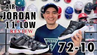 AIR JORDAN 11 LOW 72-10 REVIEW