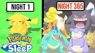 I spent 365 Nights in Pokemon Sleep.. This is what happened! [1 Year Shiny Compilation]