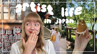 Traveling in Japan, Drawing Stickers & Working on Patreon | Artist Diaries