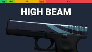 Glock-18 High Beam - Skin Float And Wear Preview