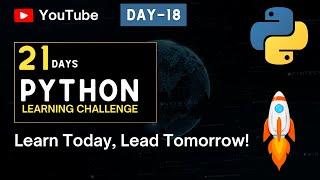 Day 18: Best Python Tutorial for Beginners  in Hindi | SQL Databases with Python | Complete Course