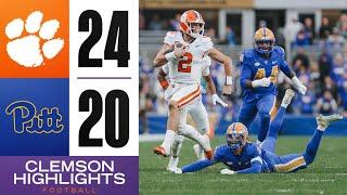 Clemson Football || Cade Klubnik Scores 50-Yard Touchdown to Secure the 24-20 Win Against Pittsburgh