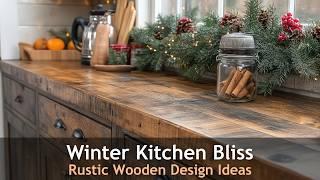 Wooden Wonders: Your Guide to a Cozy Winter Kitchen