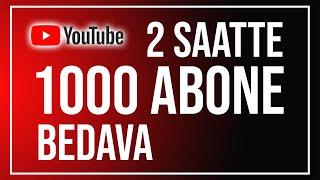 Youtube abone hilesi 2021