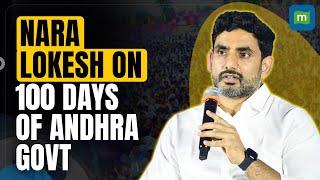 From Tirupati Laddoo row to future of Amravati and AI, Nara Lokesh speaks on 100 days of Andhra govt