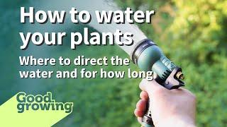 How to hand water your landscape plants |#GoodGrowing