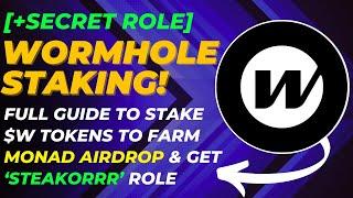 DO THIS RIGHT NOW TO QUALIFY FOR MONAD AIRDROP (HOW TO STAKE $W EASILY)