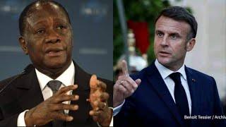 C'EST CHAUD ALASSANE OUATTARA PREND LE COURAGE ET IL MENACE MACRON POUR POUVOIR AVOIR SON 4e MANDAT