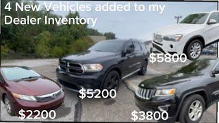 I Got A Few Good Deals On Vehicles From The Dealer Auction