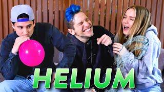 Helium Challenge mit Wasser Bestrafung | Mit Julia Beautx & Julien Bam