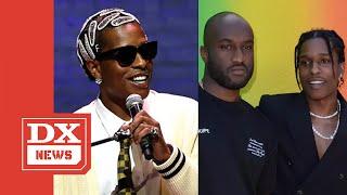 A$AP Rocky Recalls Virgil Abloh Discovering Him Before He Was Famous