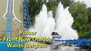 Walibi Belgium - Pulsar - Front Row OnRide POV HD & OffRide - New PowerSplash Coaster 2016