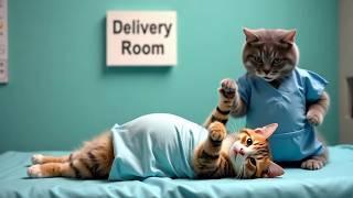 Cute Cats at the Doctor's Office🩺 - Funny Cats Doing Human Things