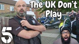 American reacts to UK Police Chase (Bike Ramming)