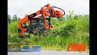 Your First-Time Using the Eterra Raptor Boom Mower Attachment | Skid Steer Solutions