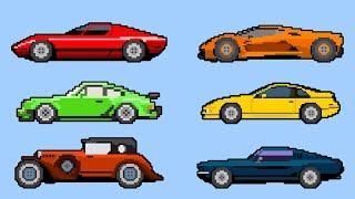 Learn Street Vehicles! 12 Retro Pixel Art Cars for Toddlers  | 8-Bit Speed Fun 1