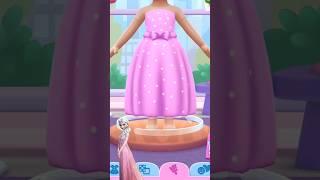 Pink Dress Elsa Frozen Makeover by My Talking 2 #cosplay #mytalkingangela2 #frozen2#shorts