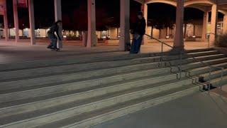 This stairset felt so fat (skating college of the dessert)