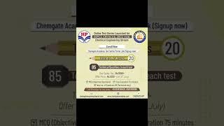 Online Test Series Launched for HPCL Officer 2022 | Chemical Engineering Stream | Chemgate Academy️