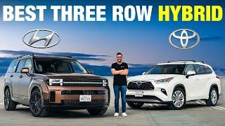 Hyundai Santa Fe vs. Toyota Highlander: 3-Row Hybrid SUV Battle