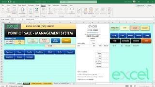 Sale Software in Excel | Point of Sale (POS) Program In Microsoft Excel | POS | EXCEL