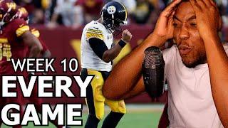 NFL Week 10 , Highlights Reactions | Every Game! FULL STREAM 