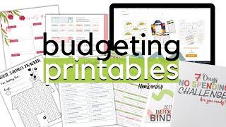  Budgeting Printables, Cash Envelopes and MORE! Get Access