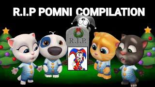 My Talking Tom And Friends - AMONG US - R.I.P POMNI COMPILATION - THE AMAZING DIGITAL CIRCUS